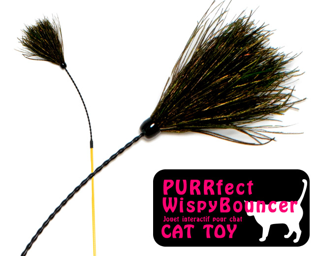 PURRFECT SATIN BOUNCER CAT TOY