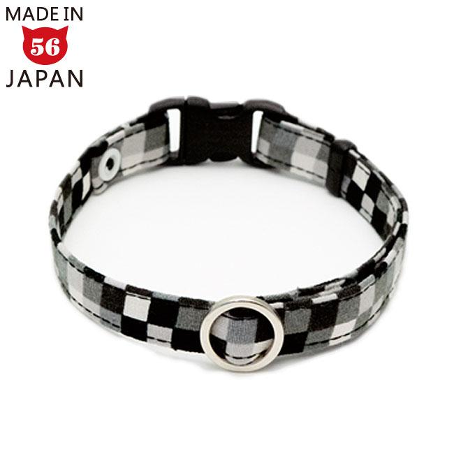 デイリーEX猫首輪 ミニマムチェッカー ブラック ゴロにゃんオリジナル